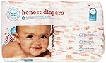 The Honest Company Disposable Diapers, Giraffe, Size 1, 44 Count
