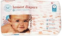 The Honest Company Disposable Diapers, Giraffe, Size 1, 44 Count