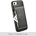 ZVE Wallet Case for Apple iPhone SE 2020 and iPhone 7/8, 4.7 inch, Slim Leather Wallet Case with Credit Card Holder Slot Pocket Protective Case Cover for Apple iPhone SE/7/8 - Black