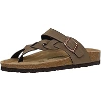 Women's Cushionaire Libby Cork footbed Sandal with +Comfort and Wide Widths Available,