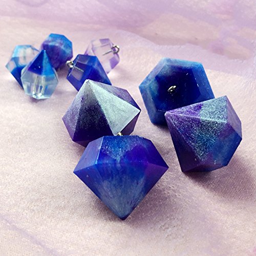 Transparent DIY Silicon Diamond Mold Hexagonal Pyramid Decorative Craft Mould 1 Pc