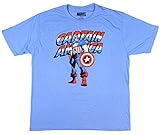Marvel Comics Captain America Civil War Vintage Graphic T-Shirt