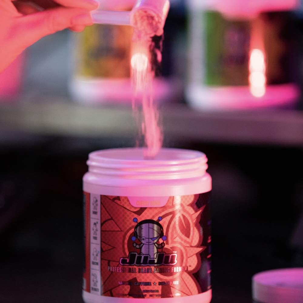 Grapesicle - Juju Professional Grade Gaming Energy Drink Mix with Natural Caffeine, Increase Focus, Energy, Reaction Time, Eye Health, Sugar-Free, Keto: Health & Personal Care