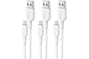 Anker Lightning Cable(3-Pack), Powerline II [3ft MFi Certified] iPhone Charger Cable/Sync Lightning Cord Compatible with iPho