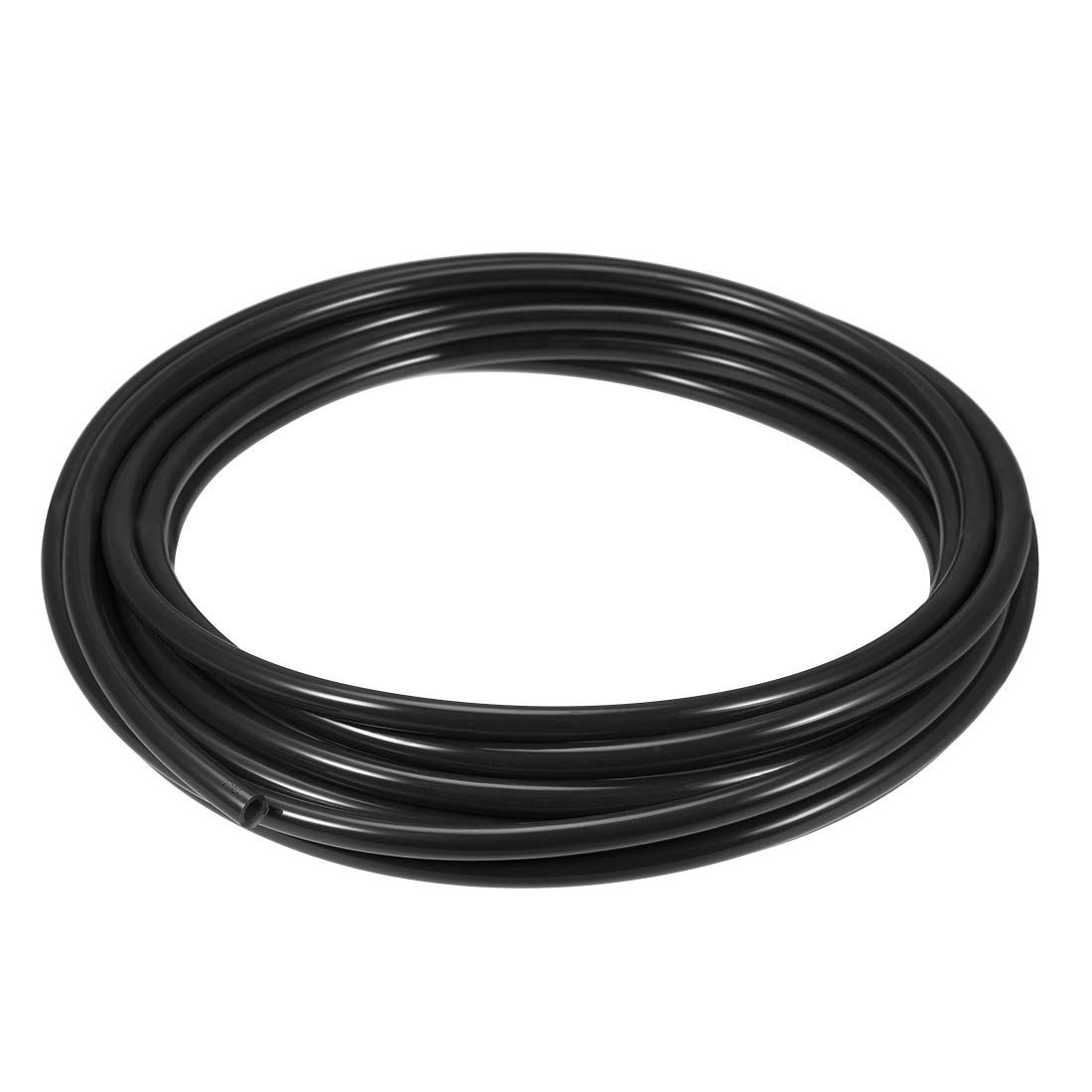 sourcing map Pneumatic Air Tubing, 10mm OD x 6.5mm ID 7m (275 Inch) PU Polyurethane Air Compressor Tubing Hose Pipe Black