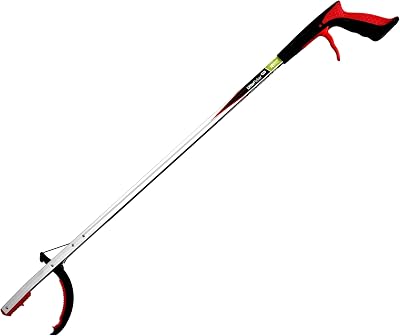 The Helping Hand Company Litter Grabber PRO 33” Heavy Duty Red/Silver