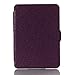 HAOCOO Ultra Slim Leather Smart Case Cover Build in Magnetic [Auto Sleep/Wake] Function for All-New Kindle Paperwhite 2012, 2013, 2015 Versions (Not fit All-New Paperwhite 10th Generation)(Purple)