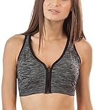 Balanced Tech Women's Performance Zip Front Racerback Sport Bra