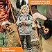 BeBison Binoculars for Kids - 8x21 High Resolution Real Optics - Compact Folding Shockproof Kids Binoculars for Bird Watching - Spy Games - Outdoor Play for Boys and Girl