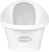 Shnuggle Newborn Baby Bath with Built-in Bum Bump and Soft Backrest view 2