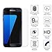 Galaxy S7 Screen Protector Tempered Glass [NOT S7 Edge] [3 Pack] HD Clear Film Bubble Free 9H Hardness Tempered Glass Screen Protector for Galaxy S7 (2016)
