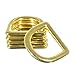 Craft County Brass D-Ring – 1 Inch (Inside) – DIY Crafting (5 Pack)