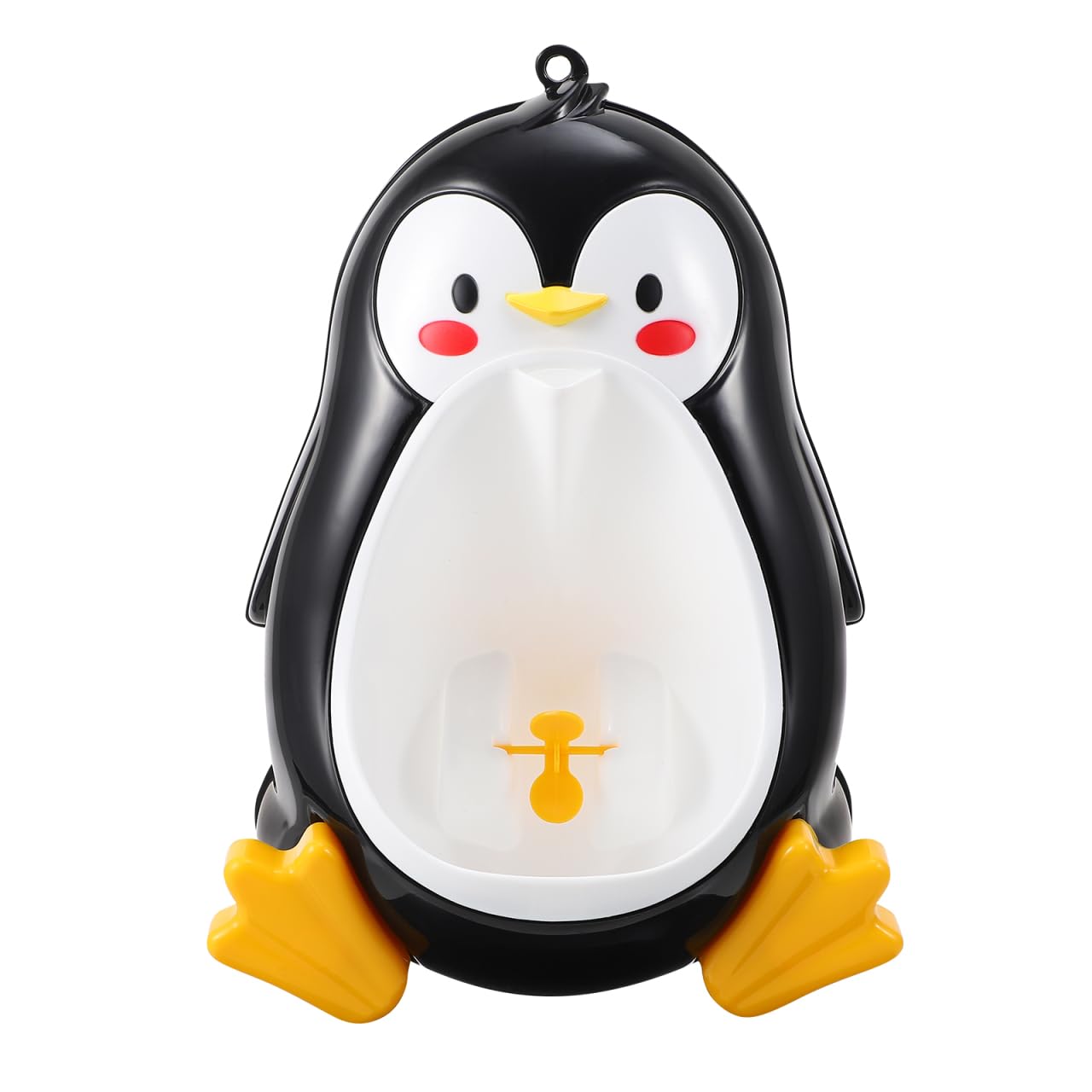 Photo 1 of ifundom 1pc Penguin Shape Boy Training Urinal Wall-Mounted Toilet for Boys Fun Rotating Easy to Install Clean Space-Saving Potty Green
