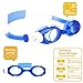 COOLOO Kids swim Goggles, 2 Pack Swimming Goggles for Kids Age 3-12 Boys Girls