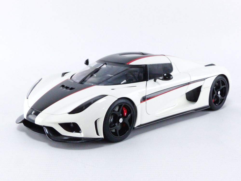 AUTOart 1/18 Koenigsegg Regera White Carbon Black Red 79027 Die