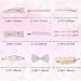 Pearls Hair Clips for Women Girls, Anmyox Large Hair clips 12Pcs Artificial Pearl Barrettes Decorative Hair Pins for Birthday Valentines Day Gifts Wedding Bridal Hair Accessories