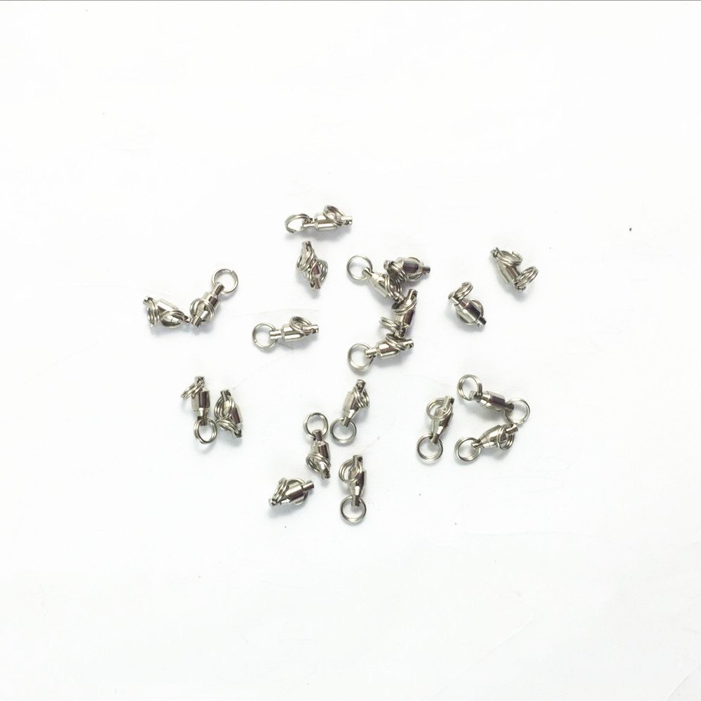 DOREKIN Heavy Duty Ball Bearing 0# Swivel split Rings for Sea Fishing