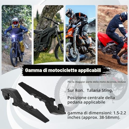 Universal Motorcycle Passenger Foot Pegs Extension Pedals Motorcycle Accessories Motocross for Dirt Bike Pit Bike Surron Light Bee Talaria Sting SX SXF EXC EXCF XC CR CRF YZ YZF