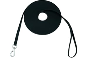 Nimble Waterproof Dog Training Leash 50FT 30FT 15FT 10FT 5FT Heavy Duty Recall Long Lead for Large Medium Small Dogs