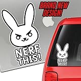 Overwatch Ultimates Decal- D.Va 5in with text