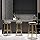 Amazon.de: LAMXF Stehtisch und Stuhl, hoher Hocker, mit ...