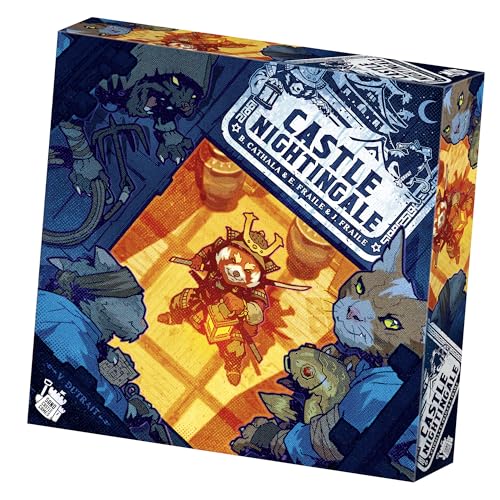 Castle Nightingale Board Game - Stealth Ninja vs. Samurai Strategy Game with Mo…