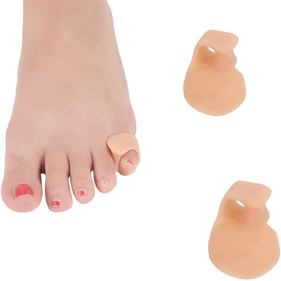AnHua 2 Pair Silicone Little Toe Finger Straightener Hallux Valgus Bunion Corrector Foot Health Care Product: Health & Personal Care