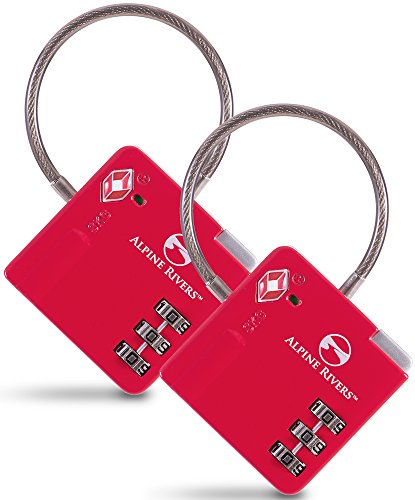 Ultraflex tsa approved lock with red open alert indicat…