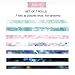 lovielf Washi Tape Set of 7 Rolls - Natural Galaxy Water color aurora Decorative DIY Japanese Masking Adhesive Sticky Paper Washi Tape Set (width: 15mm)