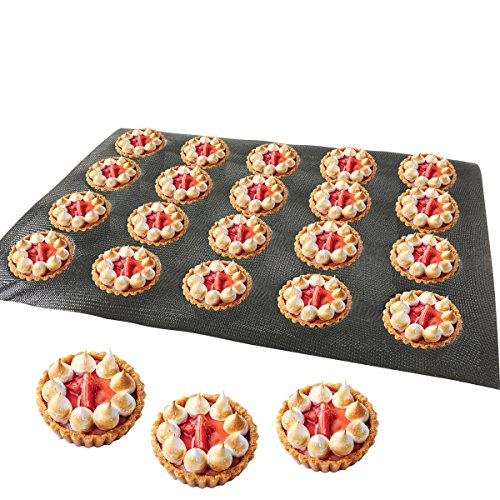 Silicone Choux Tarts Forms Bread Molds Perforated Non Stick Baking Sheets
