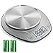 Etekcity Digital Kitchen Food Scale Multifunction Scale, 11 lb 5 kg, Stainless Steel (4 Batteries Included)