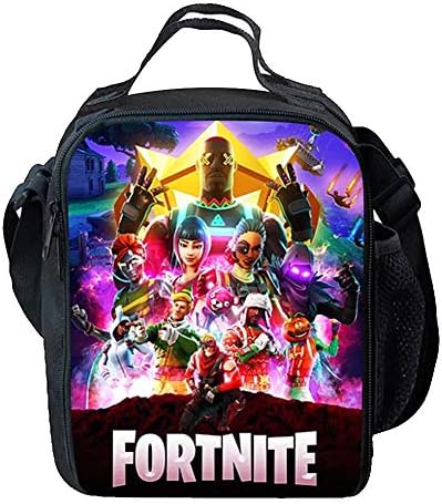 Kid Lunch Box Waterproof Insulated Lunch Bag Portable for School Travel Office
