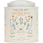 Harney & Sons Golden Milk Powder, Turmeric, Ginger, Coconut & Spices, 8 oz Tin