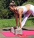QELL Yoga Starter Kit - Durable Yoga Mat with Carry Strap, 2 Eco-Friendly Balance Blocks and Extension Strap – Set of A Nonslip, Comfortable Exercise Mat and Workout Gear for Men and Women, Raspberry