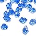 DomeStar Navy Blue Fake Ice Rocks, 150PCS Acrylic Gems Crystals Plastic Diamonds Centerpiece for Vase Fillers DIY Craft Wedding Party Table Scatter Aquarium Tank Cobalt Blue Decorations