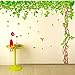 SWORNA Nature Series SN040 Lovely Large Green Tree Removable Vinyl DIY Wall Art Decor Decal Mural Sticker Kids Baby Nursery Living/Sitting Room Playroom Kindergarten Bedrooom Study Hallway 79
