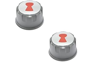 DEEKOOL Grill Control Knobs 69892, Gas Control Knobs Replacement for Weber E-Spirit 200 Series with Front-Mounted Control Burner (2 Pcs)