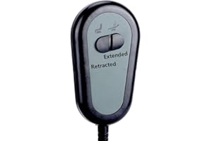SZAWINLI Gourd Shaped 2Key Recliner Switch Controller,5Pin Plug Fixed Replacement Compatible with Okin Limoss Dewert Power Chair Lift Lazy Chair Remote Control Stand