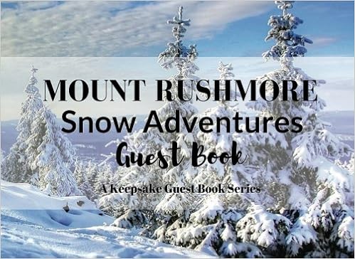 Mount Rushmore Snow Adventures Guest Book Visitor Registry For