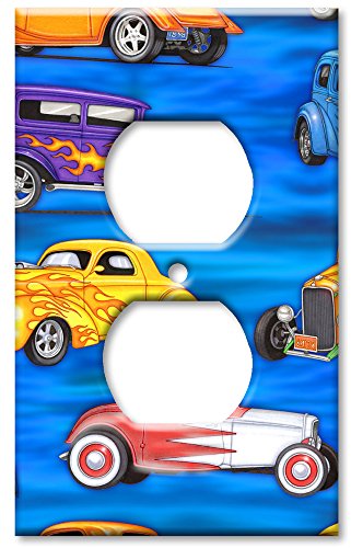 Art Plates - Hot Rods Switch Plate - Outlet Cover - Thumbnail 3