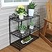 Sunnydaze 3-Tier Metal Iron Plant Stand with Scroll Designthumb 2