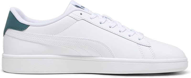 Unisex Smash 3.0 L Baskets, Puma White Malachite Puma Gold, 44 EU