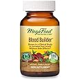 MegaFood Blood Builder - Iron Supplement for Energy Support with Vitamin B12 and Folic Acid - No Nausea or Constipation - 180