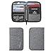 BAGSMART Travel RFID Blocking Wallet Passport Holder Cover Document Organizer for Men and Women