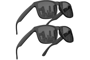 MAXJULI Polarized Sunglasses for Men and Women,UV Protection Rectangular Sun Glasses 8806