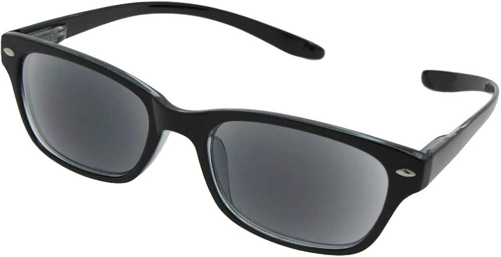 Style R57 Full Lens Reading Sunglasses (Black FrameGray