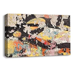 Canvas Wall Art for Living Room,Bedroom Home Artwork Paintings Creative Graffiti Ready to Hang - 12x18 inches