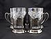 BELARUS Neman 12 Piece Russian Tea Set Cut Crystal Glasses and Metal Glass Holder Podstakannik Vintage USSR
