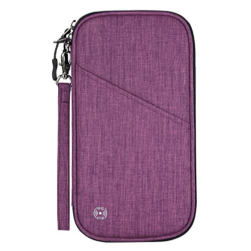 Vemingo Family Passport Holder with Accordion Design RFID Blocking