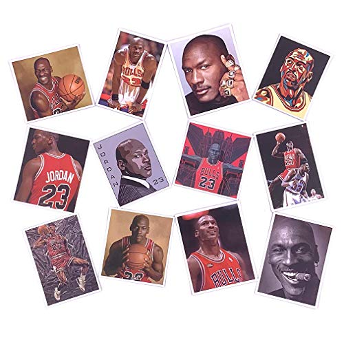 Jordan Shoe AJ Sneaker Laptop Stickers Cool Vinyl Waterproof Sport NBA Basketball Sticker Skateboard Pad MacBook Car Snowboard Bicycle Luggage Decal 50pcs Pack, Great Gift Choice for Teens Boyfriend